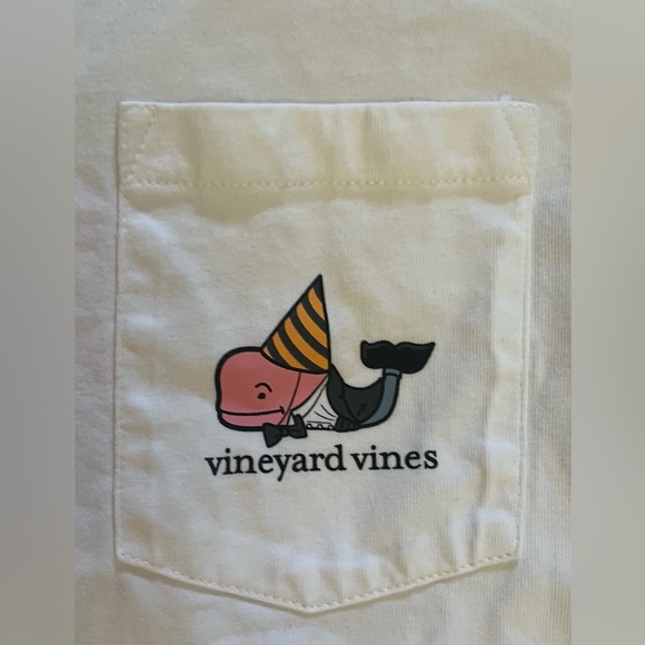 Vineyard vines boy glow in the dark long sleeve new year shirt XL/18 extra large - Picture 3 of 8